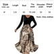 thumbnail image 2 of Vestidos de fiesta casuales con vuelo, estilo vintage, florales, acampanados, para mujer, M, 2 of 5