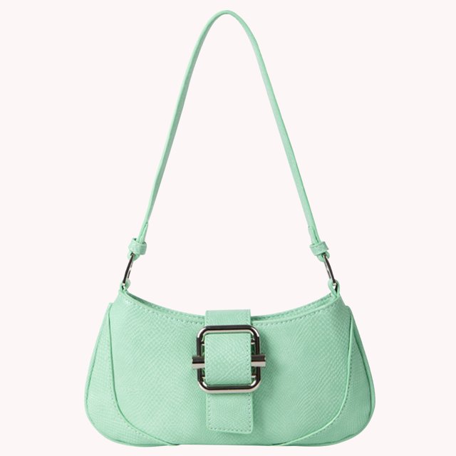 Bolso de hombro elegante para mujer Bolso de mano clásico retro resistente a los arañazos (verde)