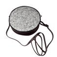 thumbnail image 4 of Lsque Silver Glitter Pattern Shoulder Bag – Microfiber Leather Crossbody with Detachable Strap & Handle Ring, Waterproof & Durable, Elegant Everyday Carry, 4 of 5