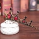 thumbnail image 5 of Corona de tiara de cristal, corona de boda para mujer, peine de corona nupcial, tiara de princesa, accesorios de corona de reina, 5 of 5