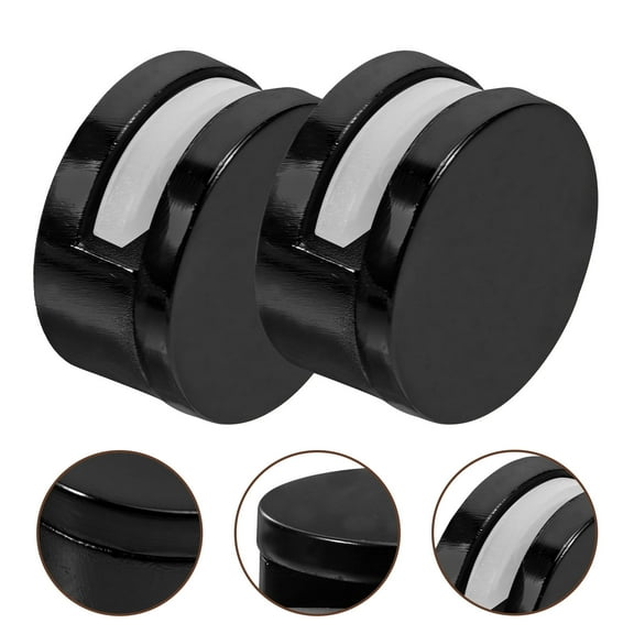 TEHAUX 8pcs Mirror Mounting Clips Round Shape Wall-Mounted Mirrors Bracket Glass Clips Clamps Holder