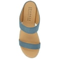 thumbnail image 5 of Journee Womens Alissa Wedge Heel Espadrille Sandals, 5 of 10