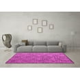 thumbnail image 3 of Ahgly Company Indoor Square Abstract Pink Modern Area Rugs, 8' Square, 3 of 4