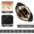 thumbnail image 4 of Bolsa acolchada UIXIZQ para mujer, acolchada, de nailon, color negro, 4 of 7