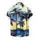 thumbnail image 5 of Mens Casual Manga Corta Botón Abajo Camisas Impresas Bolsillo Turndown Cuello Blusa para Verano Al Aire Libre Casual Uso Diario Hombre Manga Corta Botón Abajo Camisas con Bolsillo, 5 of 6