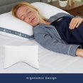 thumbnail image 3 of Almohada ergonómica Eli & Elm para dormir de lado para aliviar el dolor de cuello, 3 of 7