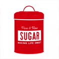 thumbnail image 1 of Amici Home Life is Sweet Sugar Metal Canister, 64oz, 1 of 3