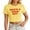 Z01_Yellow, variant on Wang6 Womens Short Sleeve Cropped Graphic Tees Causal Kiss Me Its My Birthday Letter Printed T Shirts Summer Slim Fit Crew Neck Tops Shirts Black XL
