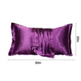 thumbnail image 3 of IPEWLEX Satin Silk Pillowcase for Hair and Skin, Standard Size with Hidden Zipper, Soft and Breathable for a Cool Sleep, 3 of 7