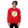 thumbnail image 2 of DC Comics Mens Flash Distressed Logo Sweatshirt, 2 of 5
