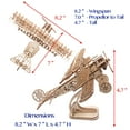 thumbnail image 4 of Hands Craft 3 Pieces 3D Modern Wooden Puzzle Airplane, 4 of 7