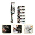 thumbnail image 3 of HLONK 2pcs Wide Tooth Comb Detangle Comb Curly Hair Comb Wet and Dry Use Combs, 3 of 8