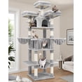thumbnail image 1 of Torre para Gatos Globlazer Grande Modelo F80 para Gatos de Interior - Gris Claro, 1 of 2