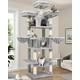 thumbnail image 1 of Torre para Gatos Globlazer Grande Modelo F80 para Gatos de Interior - Gris Claro, 1 of 2