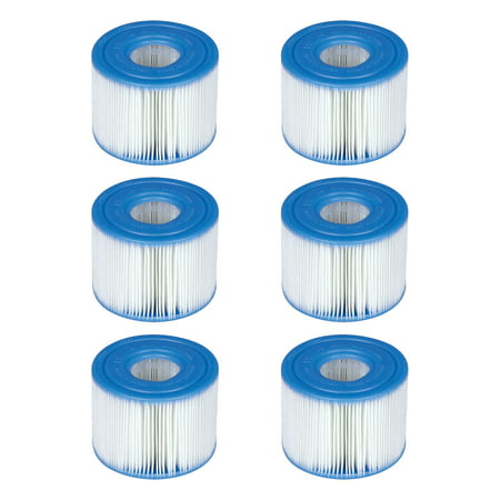 Intex PureSpa Type S1 Easy Set Pool Filter Cartridges (6 Filters) | (Best Type Of Pool Filter)