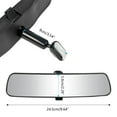 thumbnail image 6 of Universal Interior Car Rear View Mirror Wide Long Adjustable Adhesive Kit 10 Inch, 6 of 7