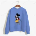 thumbnail image 4 of Sudadera básica de cuello redondo para mujer, nueva sudadera con capucha con estampado de Minnie Mouse de Disney de primavera 2024, jersey informal Harajuku para niña, 4 of 5