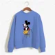 thumbnail image 4 of Sudadera básica de cuello redondo para mujer, nueva sudadera con capucha con estampado de Minnie Mouse de Disney de primavera 2024, jersey informal Harajuku para niña, 4 of 5