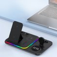 thumbnail image 4 of Soporte De Teléfono Celular Base de carga inalámbrica Luz ajustable conveniente útil para iPhone Apple Watch Likrtyny Para estrenar, 4 of 6