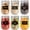 34oz *6, variant on 34oz 6 Pack Glass Jars with Airtight Lids - Round Food Storage Canisters for Pantry Organization, Ideal for Sugar, Cookies, Candy, Coffee, Nuts & Dry Goods | Thick Glass,BPA-Free