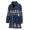 84, variant on Black And White Snowman Pattern Women Bathrobe One Size Univeral Fits, Christmas Snowman Winter Vibe Fashion Lightweight Plush Fleece Long Robe For Women