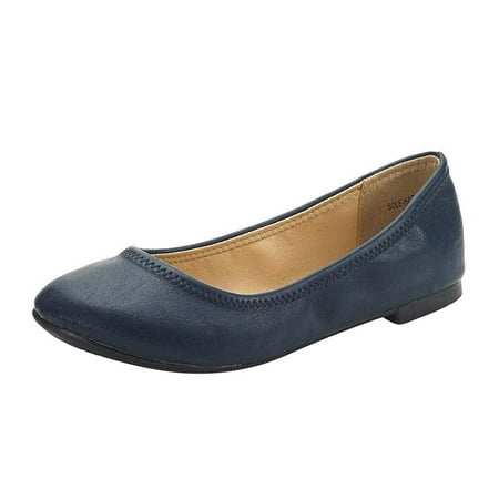 

Dream Pairs Women s Fashion Comfort Slip On Pointed Toe Ballet Flats Shoes SOLE-HAPPY