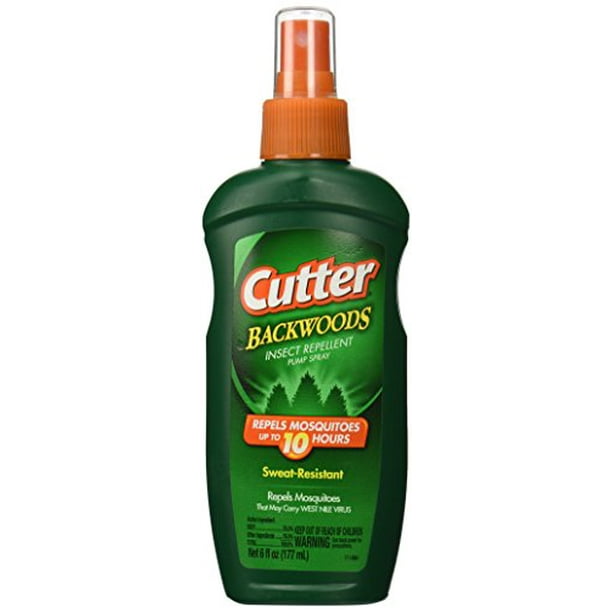 2 Pack Cutter Backwoods Insect Repellent 25Percent DEET Pump Spray 6 Oz Each