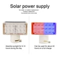 thumbnail image 3 of Solar Road Flashing Light, Waterproof Solar Road Warning Light Long Lasting Red Blue Alternating  for Construction, 3 of 7