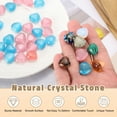 thumbnail image 3 of Uxcell 15 Pcs Natural Heart Shaped Crystal Stone, 0.6 Inch Mini Polished Love Gemstone Crystal, Pocket Rock Engraved Worry Stones for Women Gifts Meditation, Pink, 3 of 6