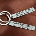 thumbnail image 4 of Miyuadkai Keychains Personalised Love KeychainA Durable Gift I Birthday For Him/Her Win You I More End The Keychains Jewelry A One Size, 4 of 8