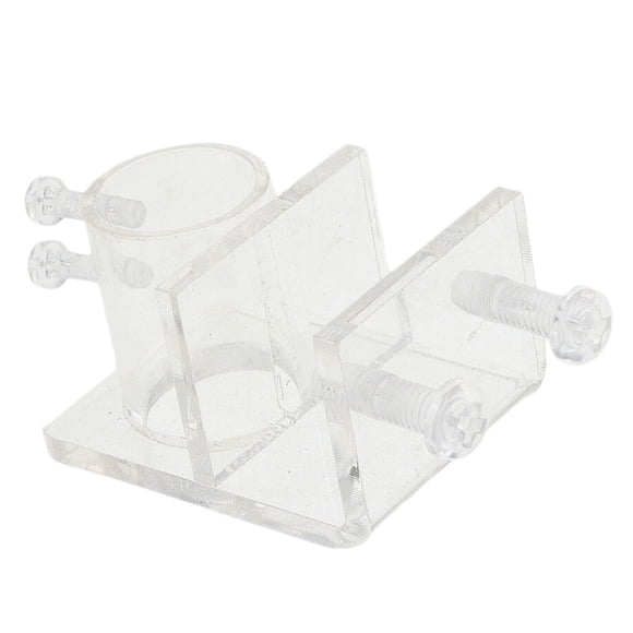 Greeniant Soporte fijo para manguera de agua de entrada y salida, accesorio de filtro de paisaje para acuario, soporte de tubo de vidrio, gancho de soporte Piezas de acuario 25 mm Greeniant PT0258-02