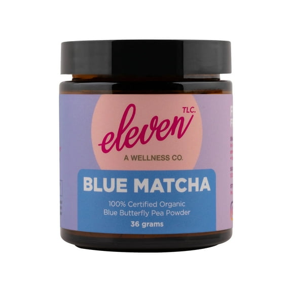 Eleven TLC A Wellness Co. Organic Blue Matcha Powder (Herbal Tea Powder) Caffeine Free 36 Gram