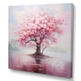 thumbnail image 2 of Designart "Pink Cherry Blossom love expression III" Floral Canvas Art Print, 2 of 5