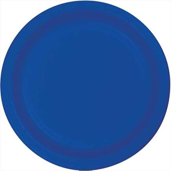 Creative Converting 28314731 10 In. Cobalt Banquet Plate, Plastic - Case of 240