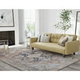 thumbnail image 4 of Feizy Percy Transitional Medallion, Orange/Brown/Taupe, 2' x 3' Accent Rug Easy Care Fade Resistant Sheen Bohemian & Eclectic Distressed Floor Rug for Living room Bedroom, 4 of 12