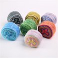 thumbnail image 5 of Zhaomeidaxi Gradient DIY Crochet Thread Colourful Crochet Yarn Coloured Cotton Yarn Bright-colored Crochet Thread Group for Patchwork, 5 of 7