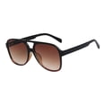 thumbnail image 3 of VOUZZA Sunglasses Vintage Double Bridge Classic Aviator Style UV Protection Eyewear Men Women, 3 of 5