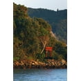 thumbnail image 2 of Flaherty, Dennis 11x14 Black Ornate Wood Framed with Double Matting Museum Art Print Titled - Japan, Wakagama A Torii Gate on hillside, 2 of 4