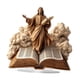 thumbnail image 1 of JESUS ​​STATUA ACRÍLICA Centrones decorativos de decoración del hogar con el libro Biblia Bíblica Ornamento de nacimiento de Jesús para la sala de est, 1 of 9