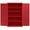 thumbnail image 4 of Sandusky Lee 46"W x 24"D x 72"H 5-Shelf Steel Storage Cabinet with Recessed Handle, 4 of 8