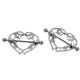 thumbnail image 3 of 1 Par de Anillos para El Pezones Del D Del Acero Inoxidable Del de Cristal, 3 of 9