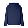 thumbnail image 4 of Bovemsi Sweatshirt for Women Womens Hoodies Casual Long Sleeve Pullover Tops Loose Hooded With Pocket Comfort Hoodie, 4 of 5