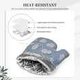 thumbnail image 4 of Honeii Cute Fat Cat patten Oven Mitts and Pot Holders Sets, Baker Oven Mitts, Mittens for Kitchen Decor, Baking Lover over Gloves Gifts, 4 of 7