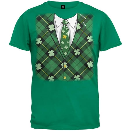 St. Patricks Day - Irish Leprechaun Costume Green Adult