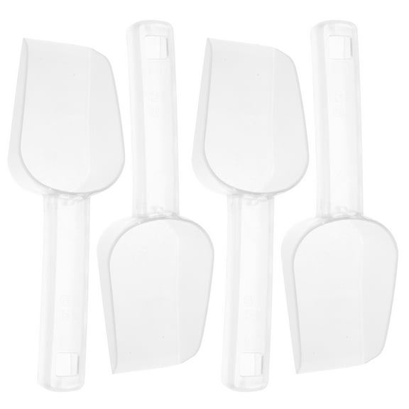 SHOWERORO Scoopers For Food 4Pcs Multi-Use Transparent For Professional Users In Bar