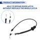 thumbnail image 4 of Cable de pestillo de puerta Unique Bargains Número de liberación de pestillo de puerta 6Q4837085A para VW Polo 2002-2010 Frontal, 4 of 6