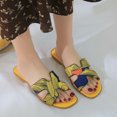 thumbnail image 2 of Chaussons d'Été pour Femmes Motif Géométrique 2024 Talon Bas Luxe Rue Frit Plage Chaussures Tendance Mode tzw, 2 of 7