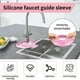 thumbnail image 3 of Kearding Alfombrilla de silicona para grifo, protector contra salpicaduras de cocina, almohadilla protectora para colector de agua Type7 NO7, 3 of 6
