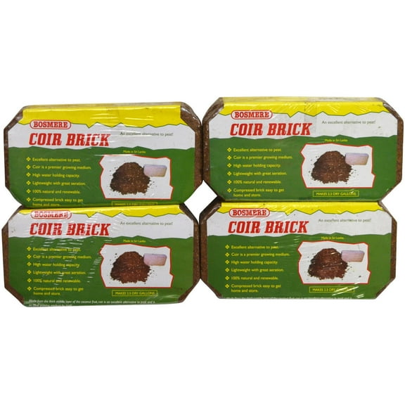Bosmere Compressed Coco Brick, Set of 4