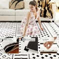 thumbnail image 6 of Belffin Vintage Boho Black and White 5x8 Area Rug for Bedroom, Machine Washable Rug Carpet., 6 of 8